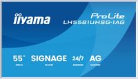 Iiyama LCD 4K UHD VA Gallery Line with Rem - 139 cm
