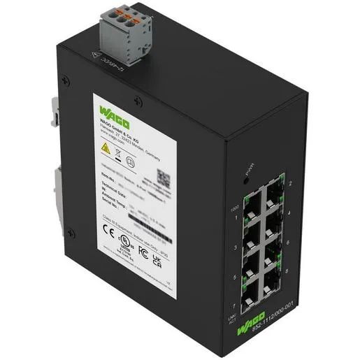 Wago INDUSTRIAL-ECO-SWITCH,8 PORTS / WAGO 852-1112/000-001