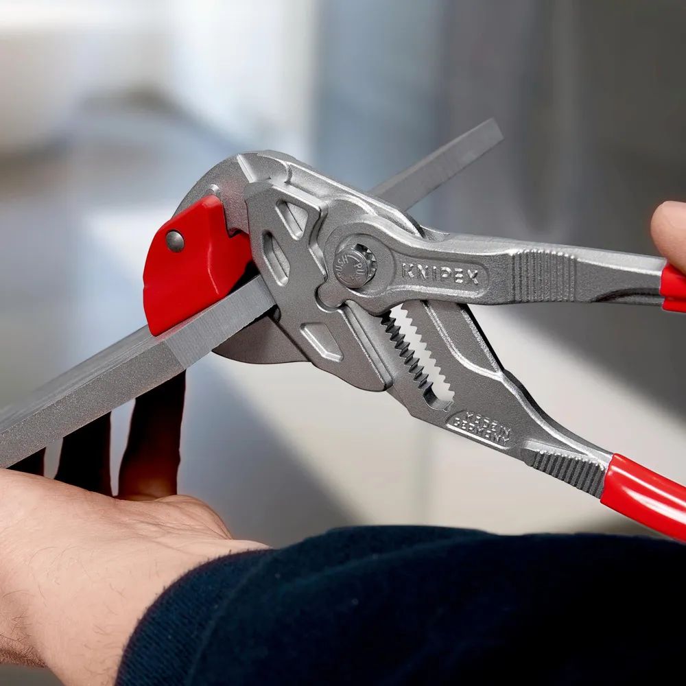 KNIPEX Fliesenbrechzange mit Kunststoff überzogen verchromt 250 mm