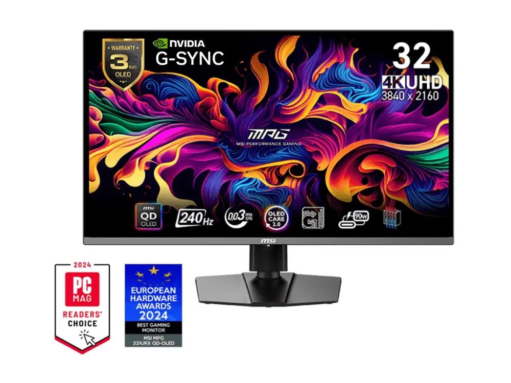 MSI MPG 321URXDE QD-OLED - OLED-Monitor - Gaming - 80 cm (31.5")