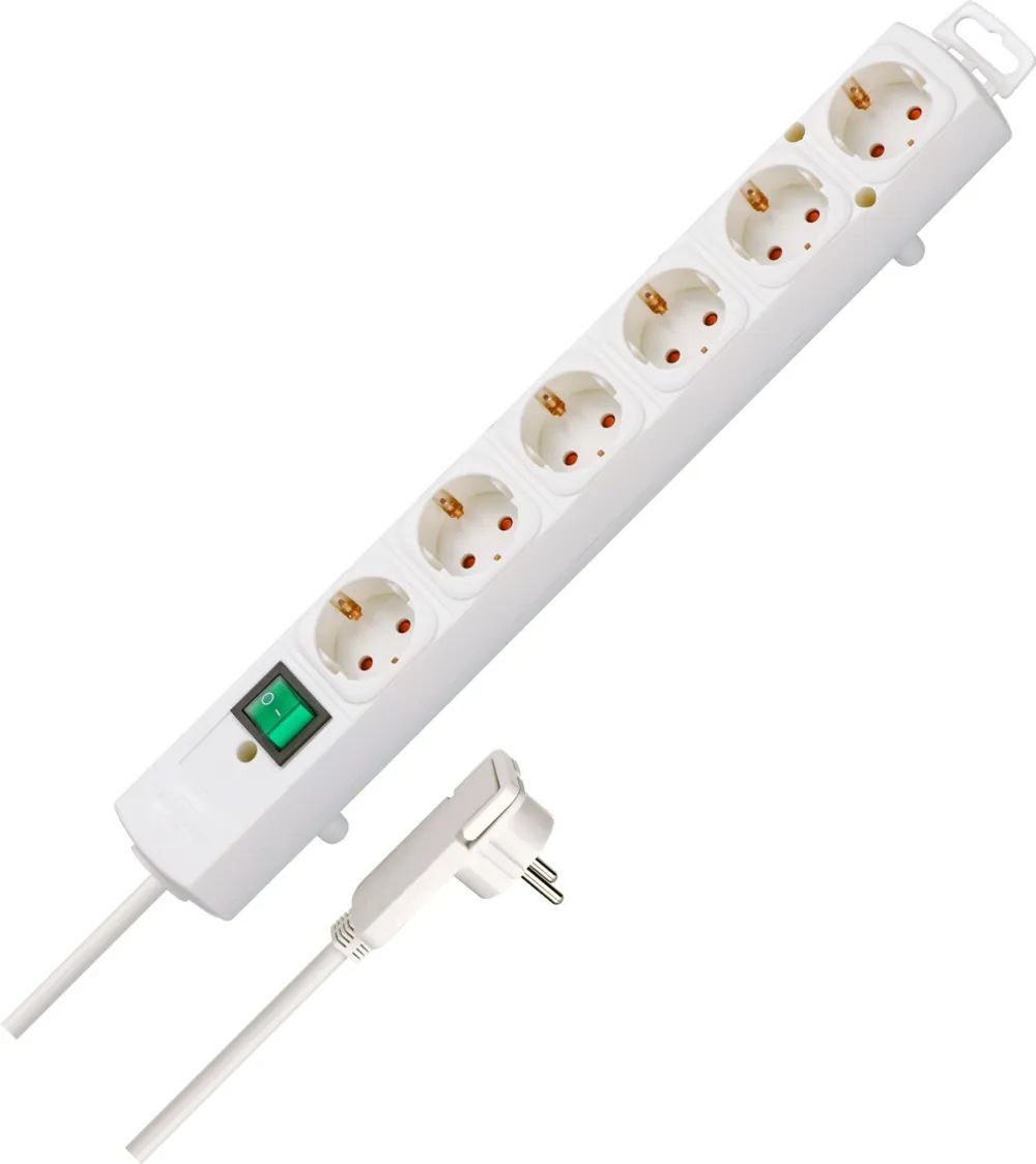Brennenstuhl Std-Leiste 6-F.Comfort-Line, weiss