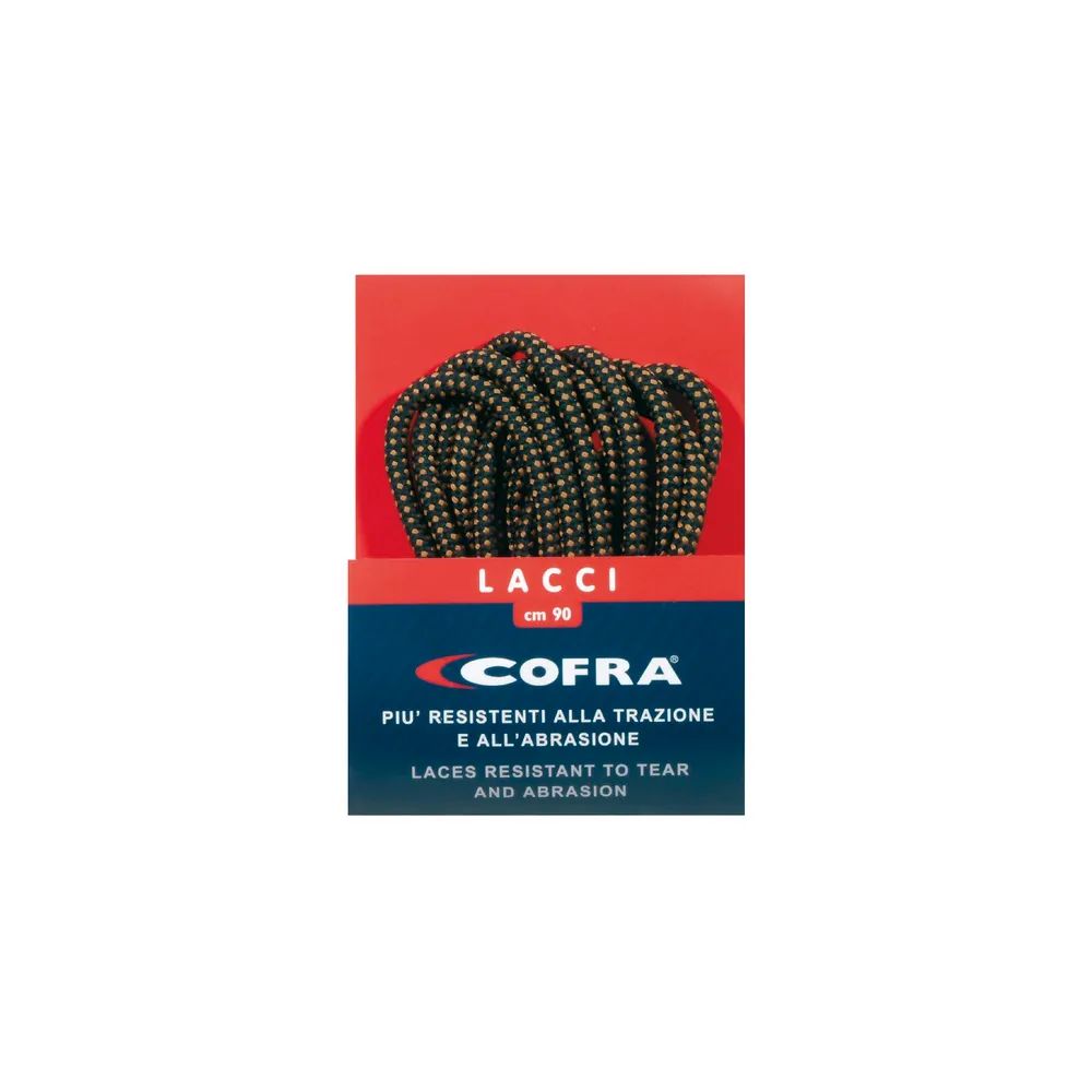 Cofra s.r.l.  COFRA Schuhbänder schwarz/braun 90 cm
