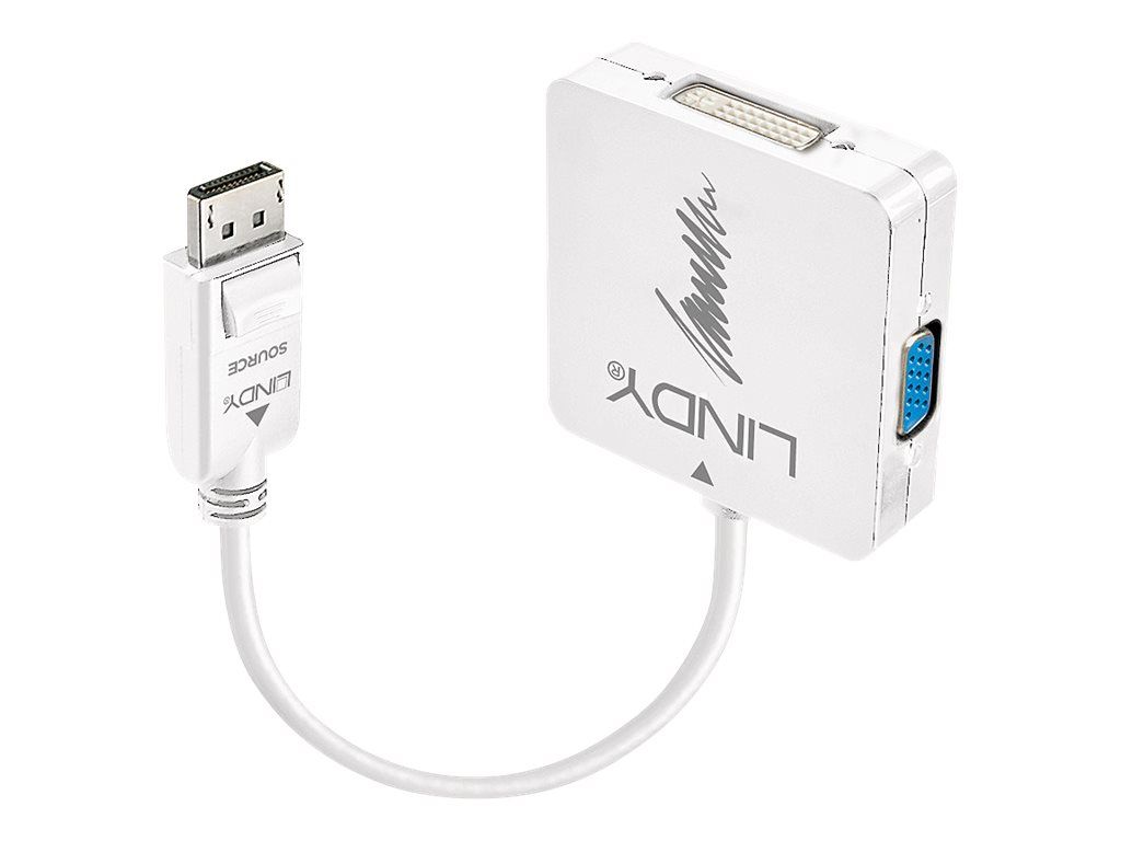 Lindy Videokonverter - DisplayPort - DVI, HDMI, VGA