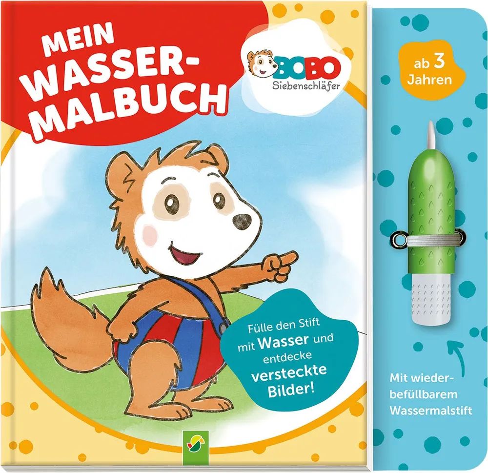 Naumann & Göbel Verlagsgesellschaft Bobo Siebenschläfer Mein Wassermalbuch