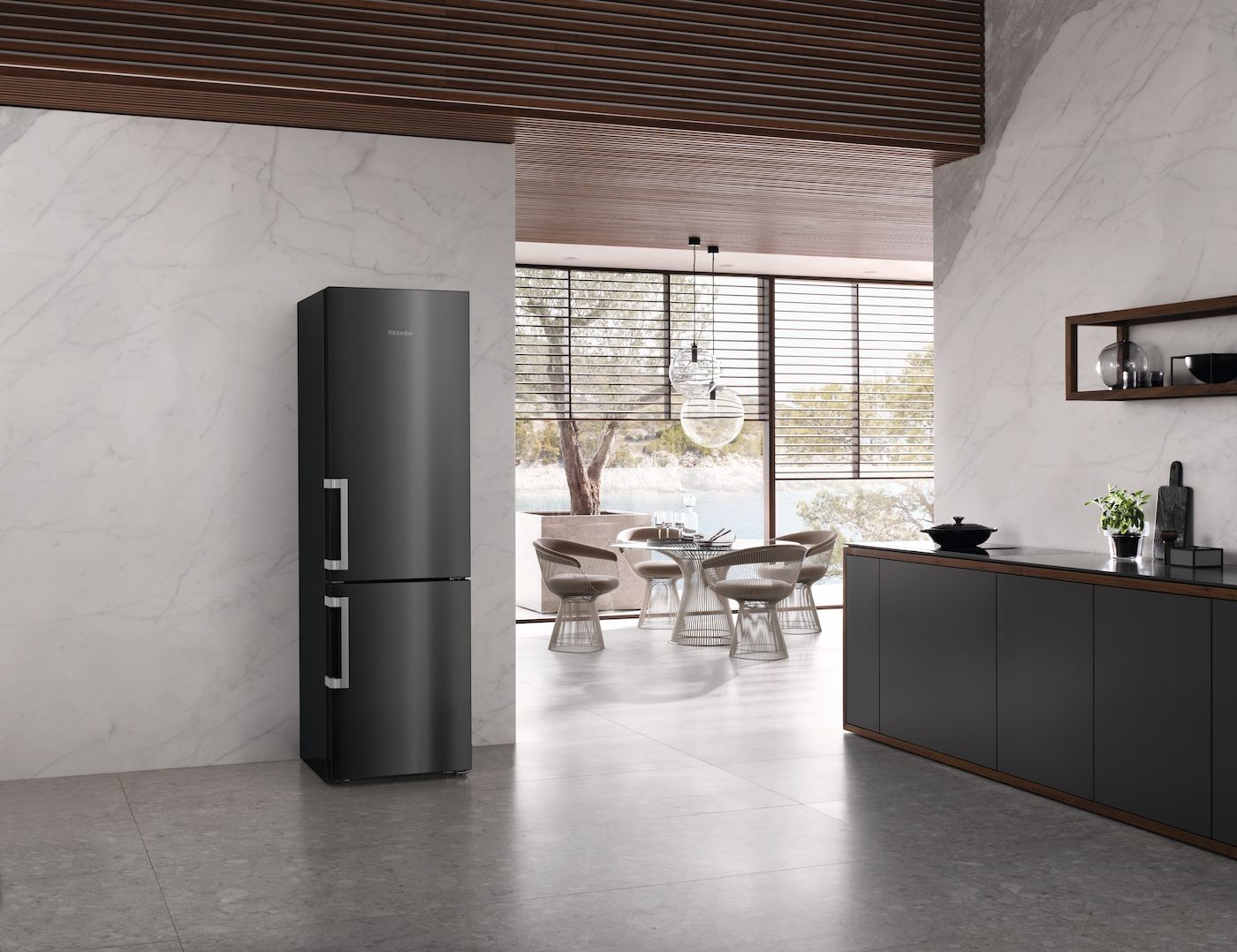 Miele KFN 4795 CD bst freistehende Kühl-Gefrierkombination