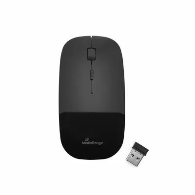 Media Range MediaRange Wireless 3-Button Optical Mouse glossy-black