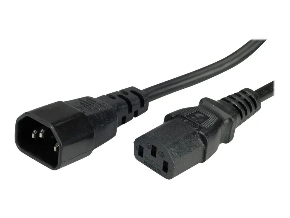 ROLINE Monitor Power Cable - Stromkabel - IEC 60320 C13 zu IEC 60320 C14