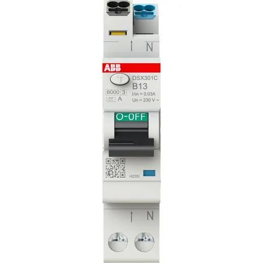 ABB FLEXLINE FI/LS 6KA 1+N B 13A / ABB DSX301C B13 A30 2CSR255165R1135