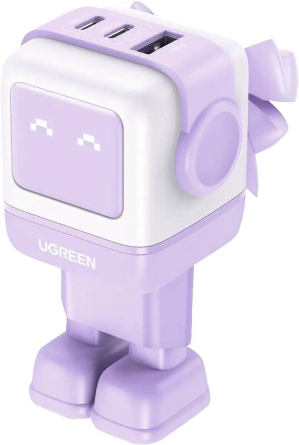 UGREEN Uno Robot GaN Tech 65W USB-A+2*USB-C Fast Charger CD361