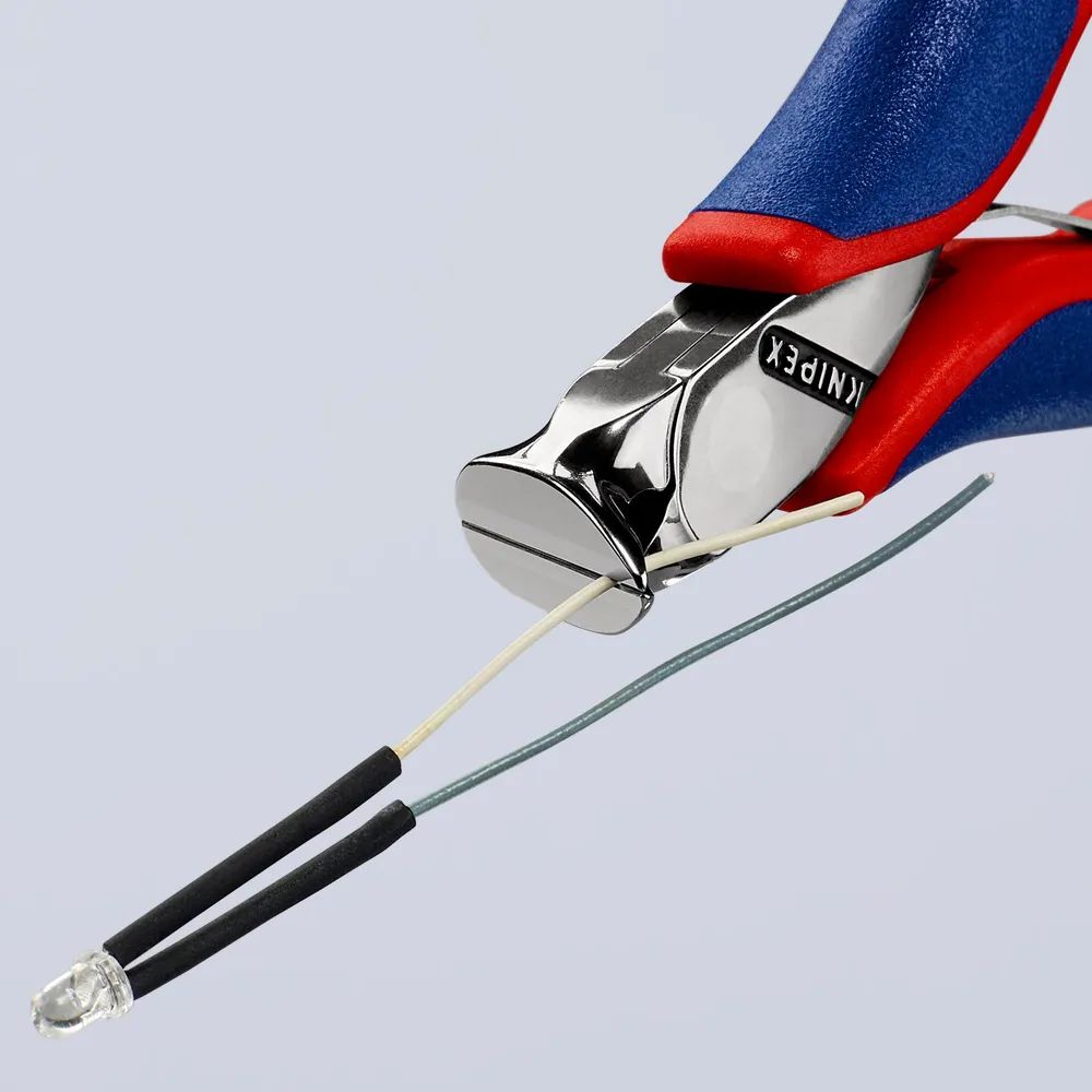 KNIPEX Elektronik-Vornschneider mit Mehrkomponenten-Hüllen 120 mm