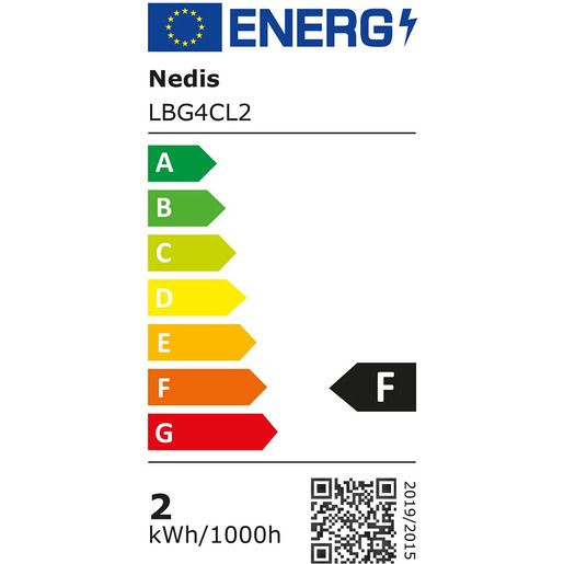Nedis LED LAMPE G4 2,0W 200LM 3000K / NEDIS LBG4CL2