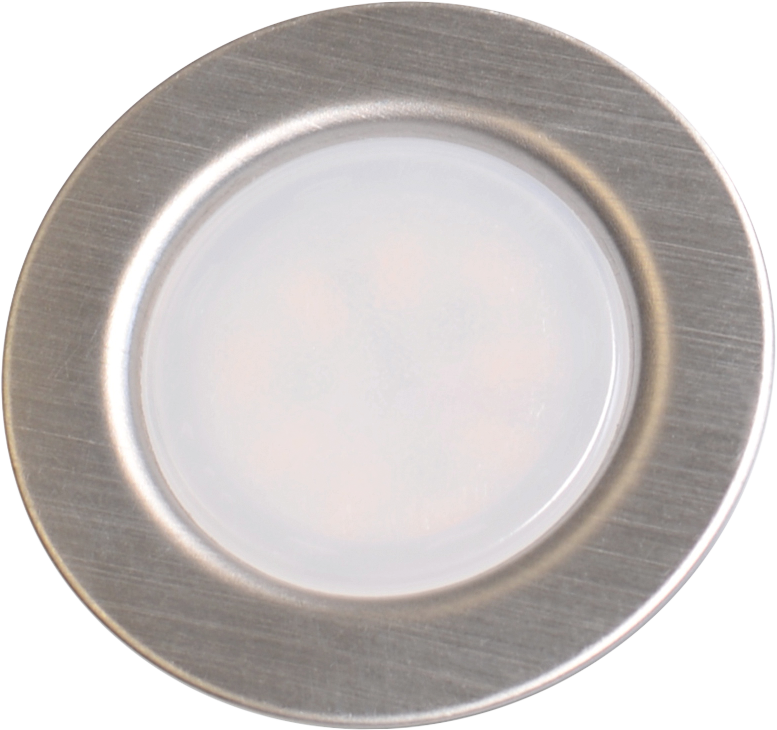 Frilight LED-Einbauspot Vega 48 brushed steel