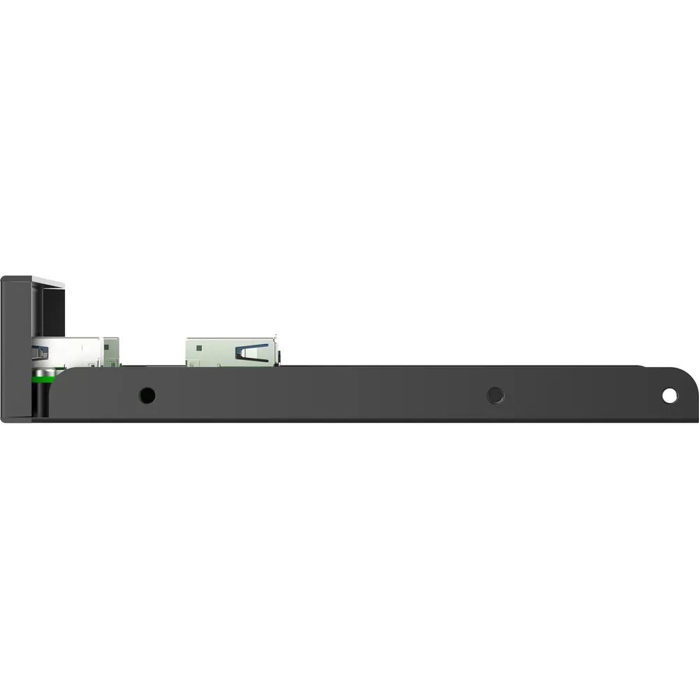 InLine 3,5" Front Panel - 2x USB-A + 2x USB-C - 10 Gb/s - Metall - schwarz