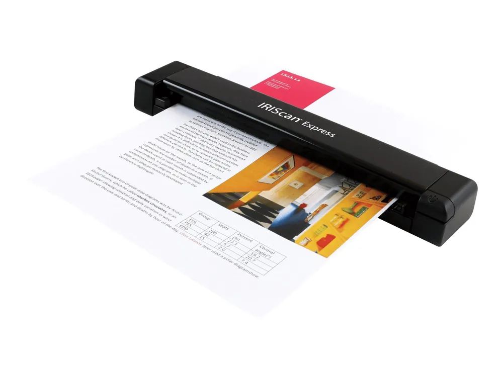 IRIS IRISCan Express 4 - Einzelblatt-Scanner - Kontaktbildsensor (CIS)