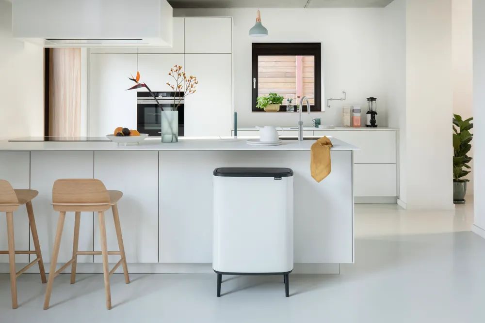 Brabantia Bo Touch Bin Hi, 60L - White