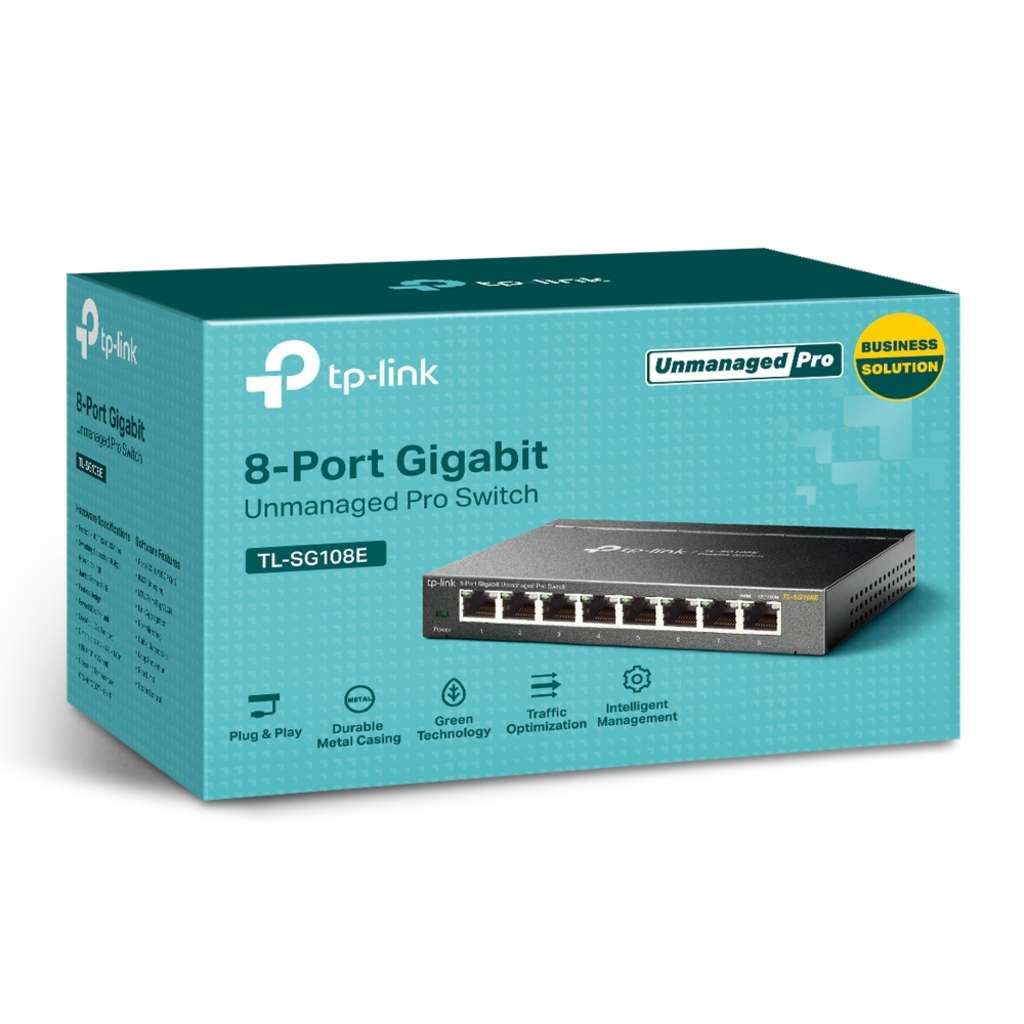 TP-LINK JetStream TL-SG108E Easy Smart Switch