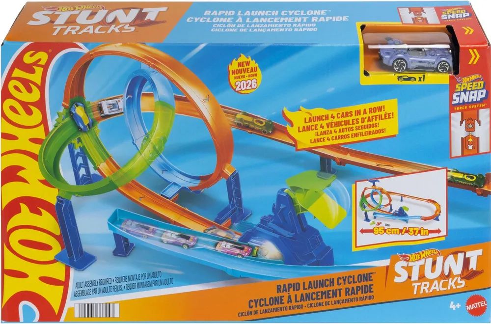 Mattel GmbH HW Stunt Tracks Turbo Looping Set