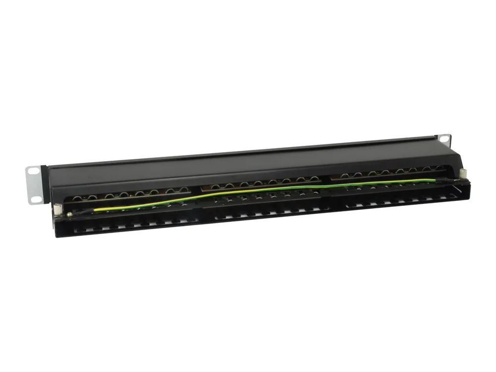Equip Pro - Patch Panel - Rack montierbar - CAT 6 - STP - RJ-45 X 48 - Schwarz - 1U - 48.3 cm (19")