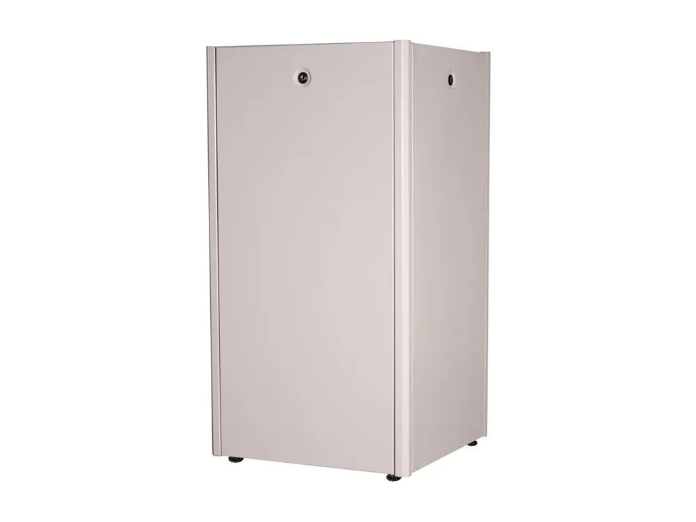 ROLINE Basic - Schrank Netzwerkschrank - Glas Tür, 600x800 BxT - RAL 7035, Hellgrau - 22U - 48.3 cm (19")