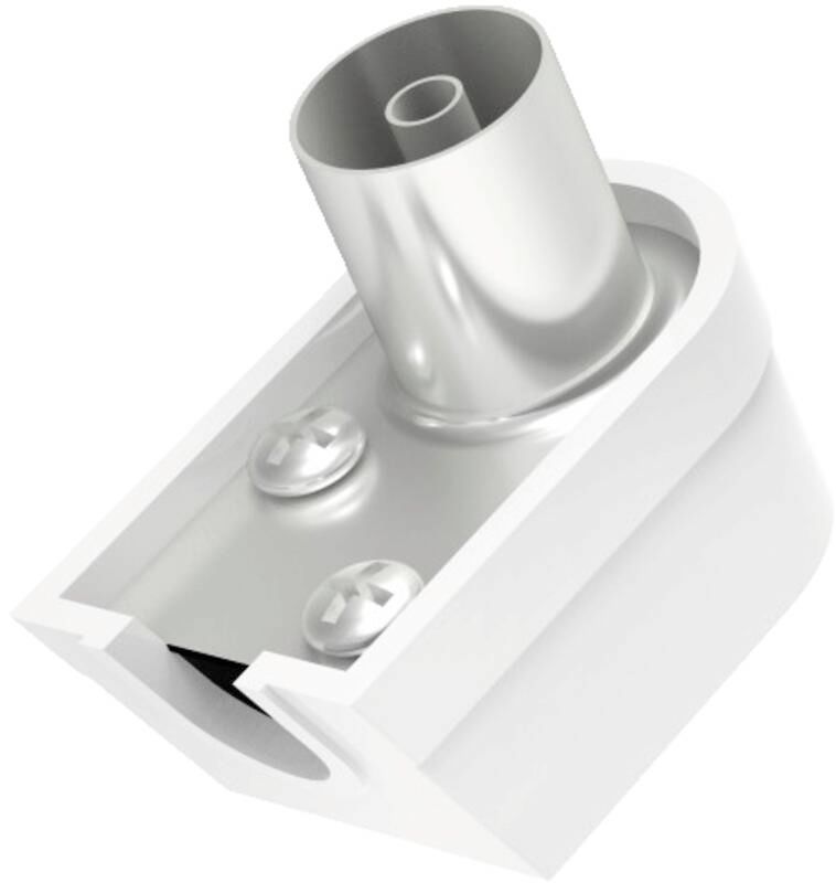 Hama 205216 KOAX WINKELSTECKER 1ST.