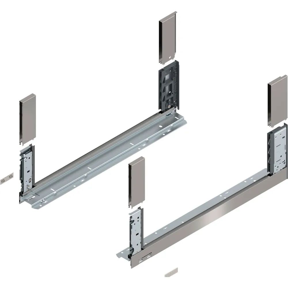 BLUM LEGRABOX free, Zarge Höhe C, NL 600, Inox (Antifingerprint)