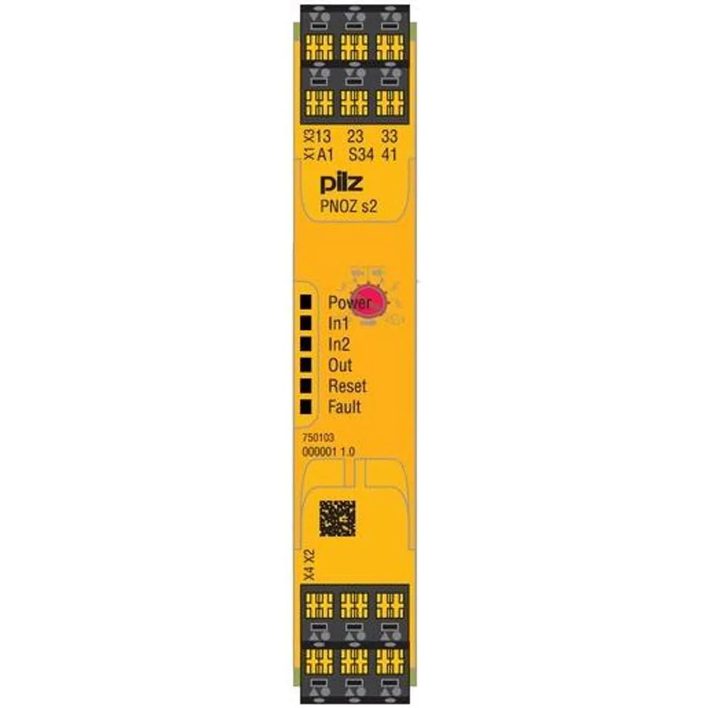 Pilz PNOZ S2 SICH.RELAIS 1-KANAL / PILZ PNOZ S2C 24V 3NO 1NC 751102