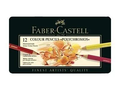 FABER-CASTELL Polychromos - Farbstift - 3.8 mm (Packung mit 12)