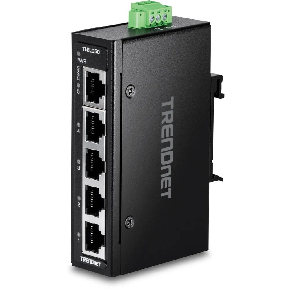 TRENDnet TI-ELC50 - Version V1 - Switch - industriell, mini