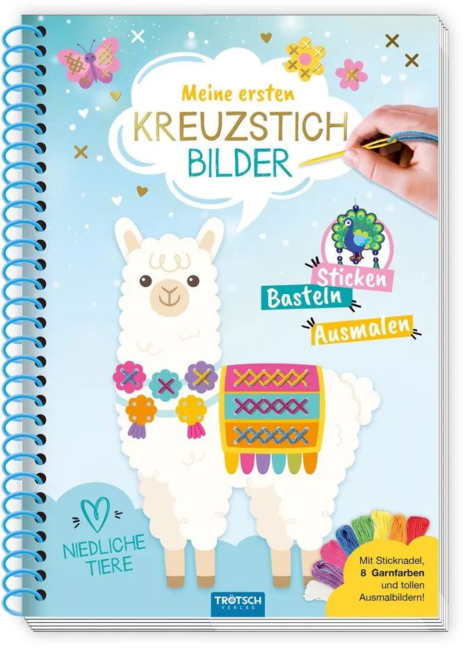 Trötsch Verlag GmbH & Co. KG Meine Kreuzstichbilder Niedliche Tiere