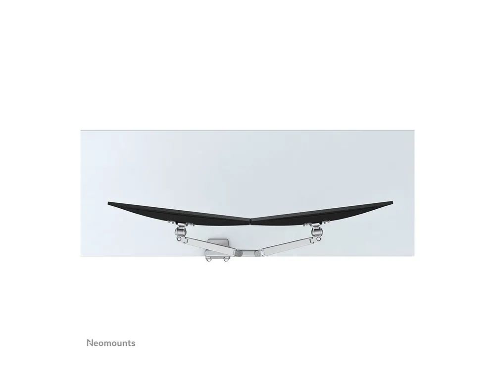 Neomounts FPMA-D750D - Befestigungskit - Voll beweglich - für 2 LCD-Displays - Silber - Bildschirmgröße: 25.4-81.3 cm (10"-32")
