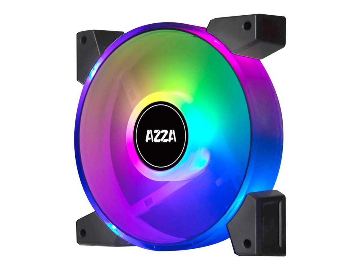 AZZA Hurricane II - Gehäuselüfter - 120 mm (Packung mit 4)