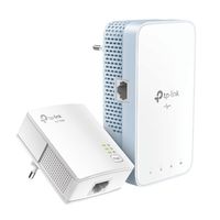 TP-LINK AC750 AV1000 Gigabit WLAN Powerline Adapter Kit - 1000 Mbit/s - IEEE 1901 - IEEE 802.3 - IEEE 802.3ab - IEEE 802.3u - Type E/F - Gigabit Ethernet - 10,100,1000 Mbit/s - Wi-Fi 5 (802.11ac)
