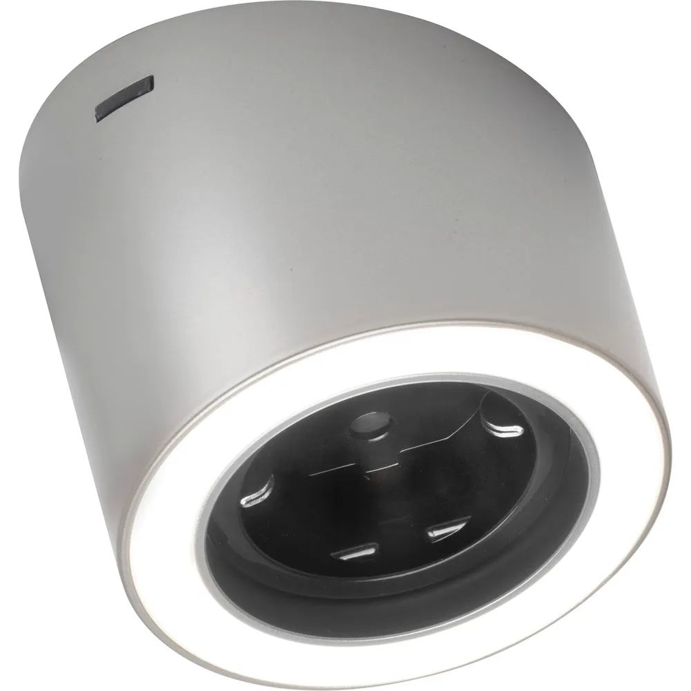DOMUS LINE Unterbauleuchte UNIKA D-Motion WAVE Steckdose, Edelstahl Effekt