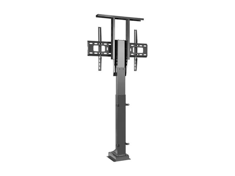 Equip Halterung - Pop-out - für Videoleinwand - stainless steel - Schwarz - Bildschirmgröße: 94-177.8 cm (37"-70")