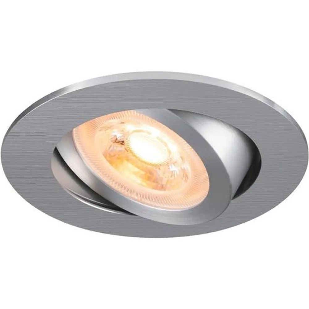 SLV EINBAULEUCHTE RUND 10W GU10 / SLV NEW TRIA 68 ALU 1007370