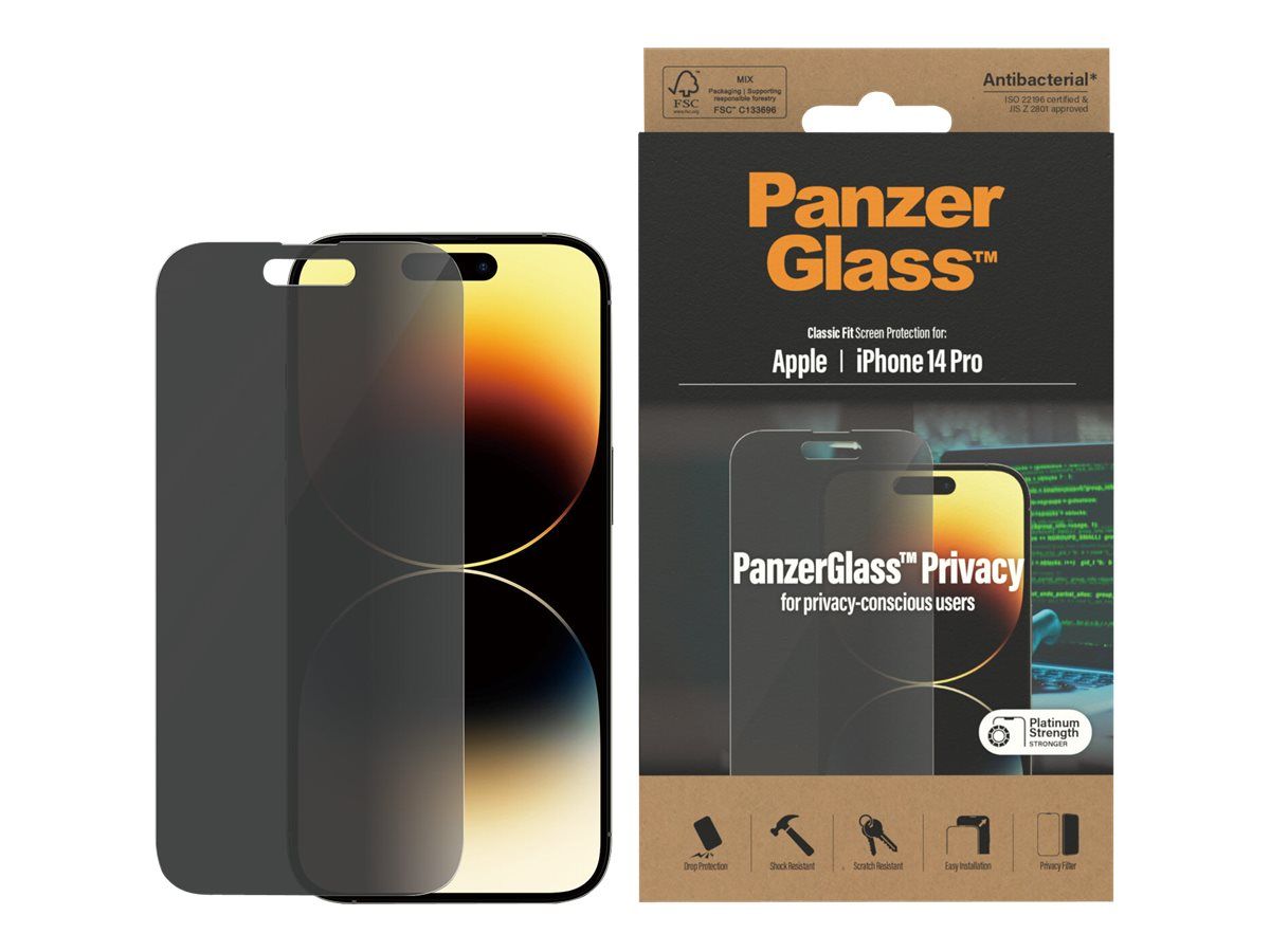 PanzerGlass Bildschirmschutz für Handy - klassische Passform