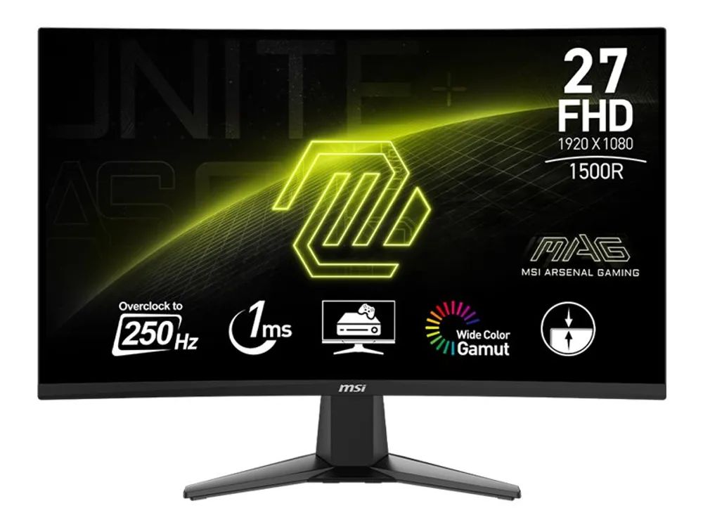 MSI MAG 27C6X - LED-Monitor - Gaming - gebogen - 68.6 cm (27")