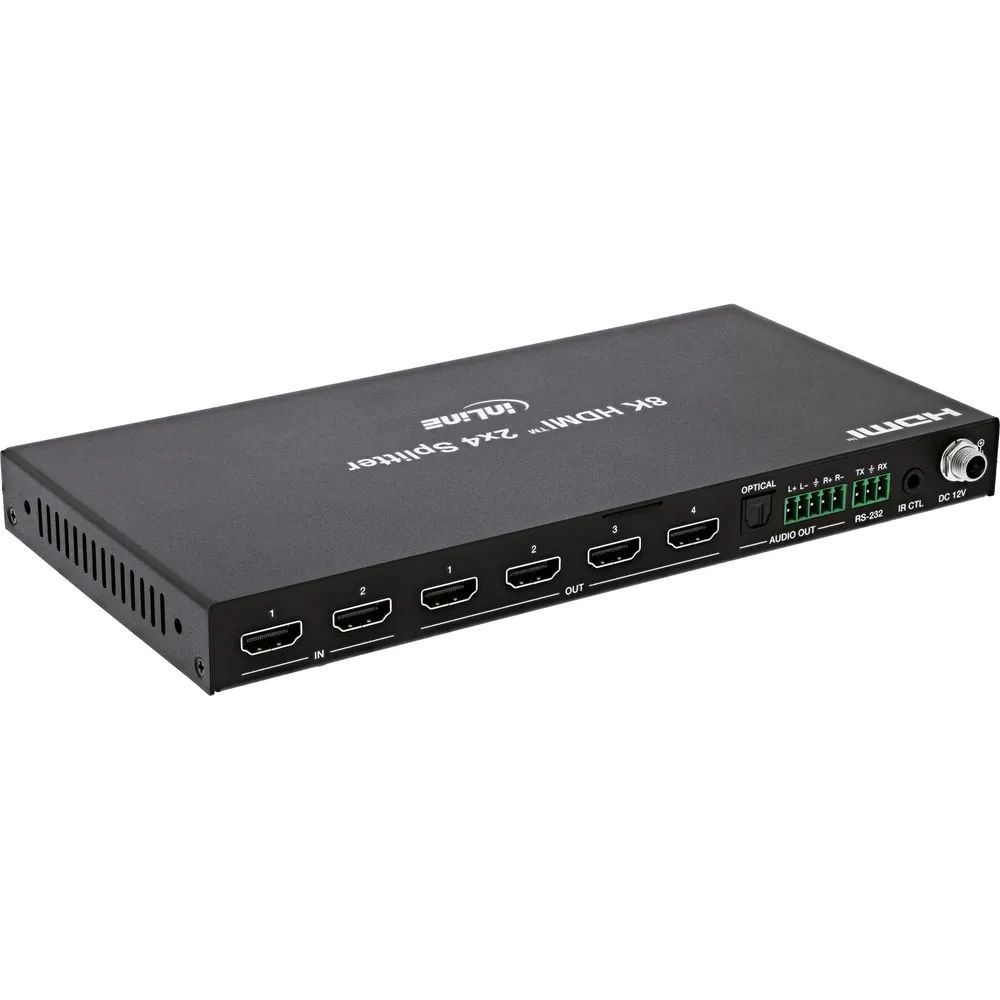 InLine Video Splitter - 2x4 - HDMI 8K/60Hz (4K/120Hz)
