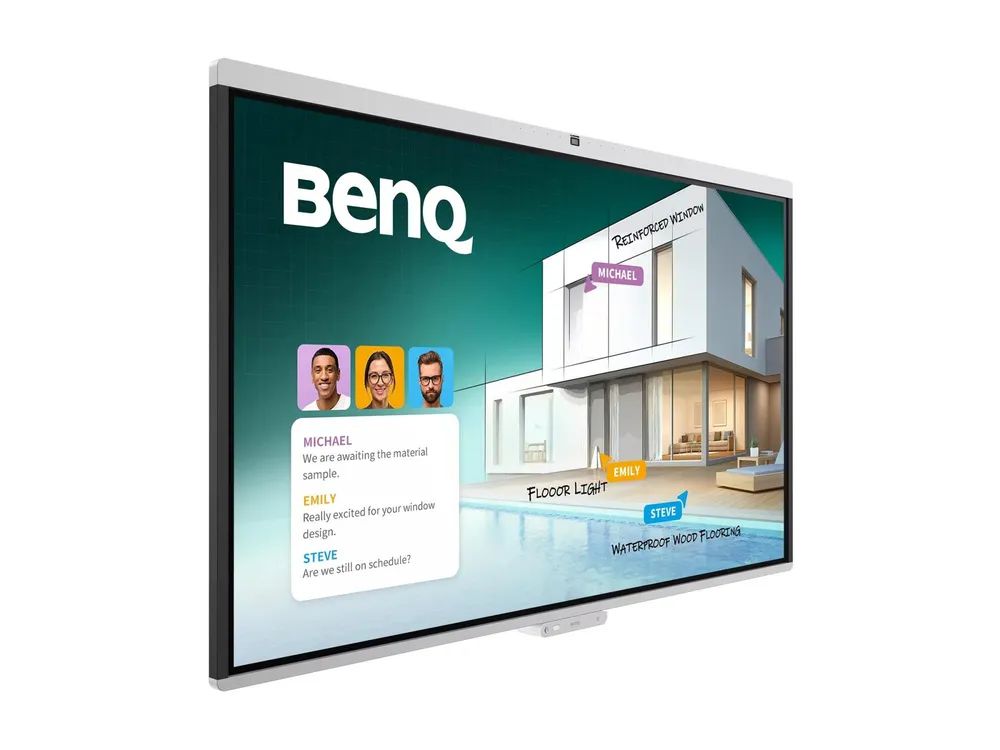 BenQ Board CM7505 - 190 cm (75") Diagonalklasse CM05 Series LCD-Display mit LED-Hintergrundbeleuchtung - interaktiv - mit integrierte interaktive Tafel, Touchscreen (Multitouch)