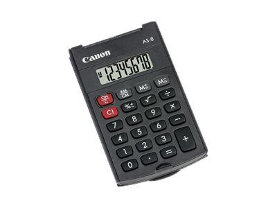 Canon AS-8 - Taschenrechner - 8 Stellen - Dunkelgrau