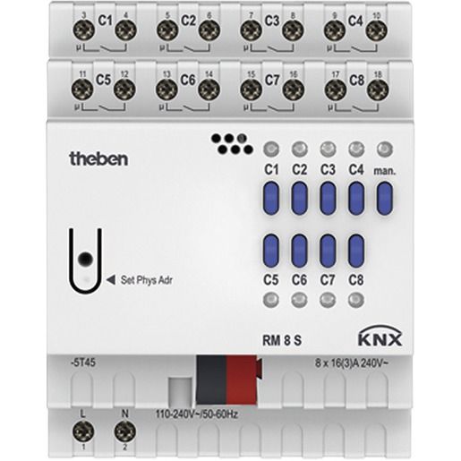 Theben THEBEN KNX SCHALTAKTOR 8F.RM8 / THEBEN T4940220