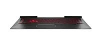 HP 931690-A41 - Gehäuse-Unterteil+Tastatur - Belgisch - Tastatur mit Hintergrundbeleuchtung - HP - OMEN 17-an