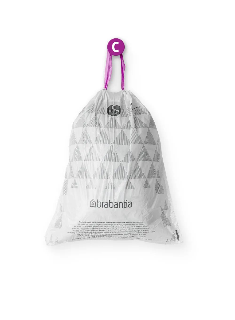 Brabantia PerfectFit Müllbeutel C, 10-12L - White