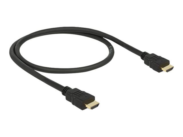 Delock HDMI-Kabel mit Ethernet - HDMI männlich zu HDMI männlich