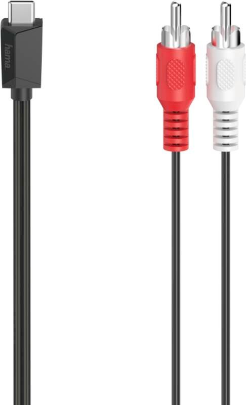Hama 200730 Adapterk. USB-C auf Cinch, 1,50m