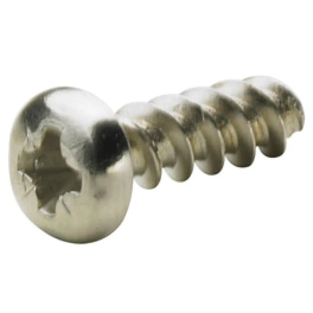 HETTICH Befestigungsschraube Linsenkopf, Glasstärke 5,5-6,5 mm, Stahl vernickelt