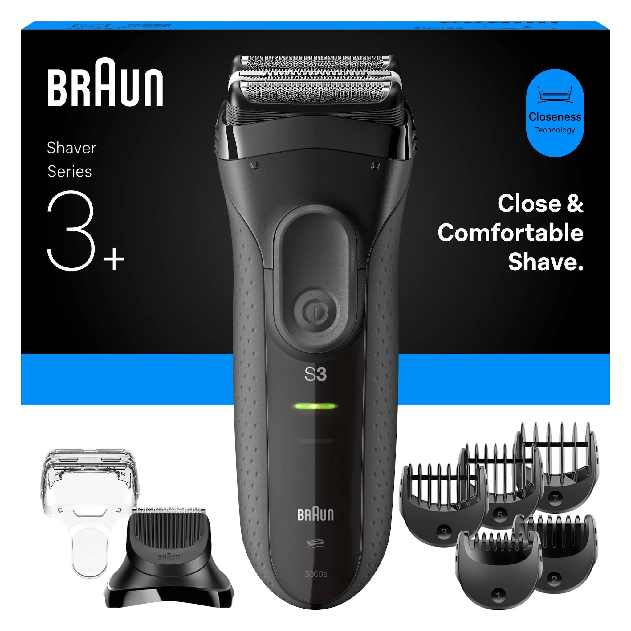 Braun Series 3 3000BT Black/Grey