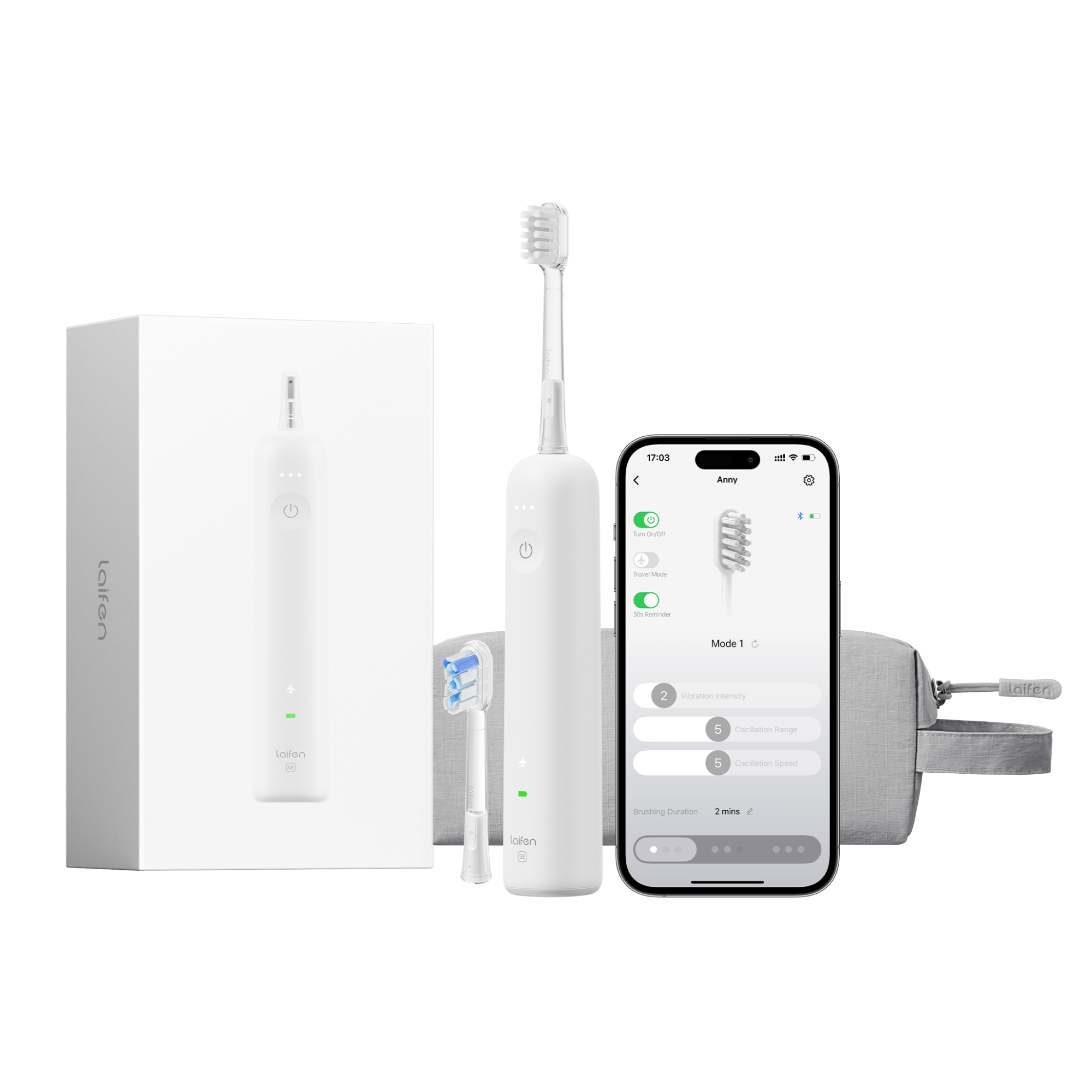Laifen Wave Special Edition Electric Toothbrush - Matte White