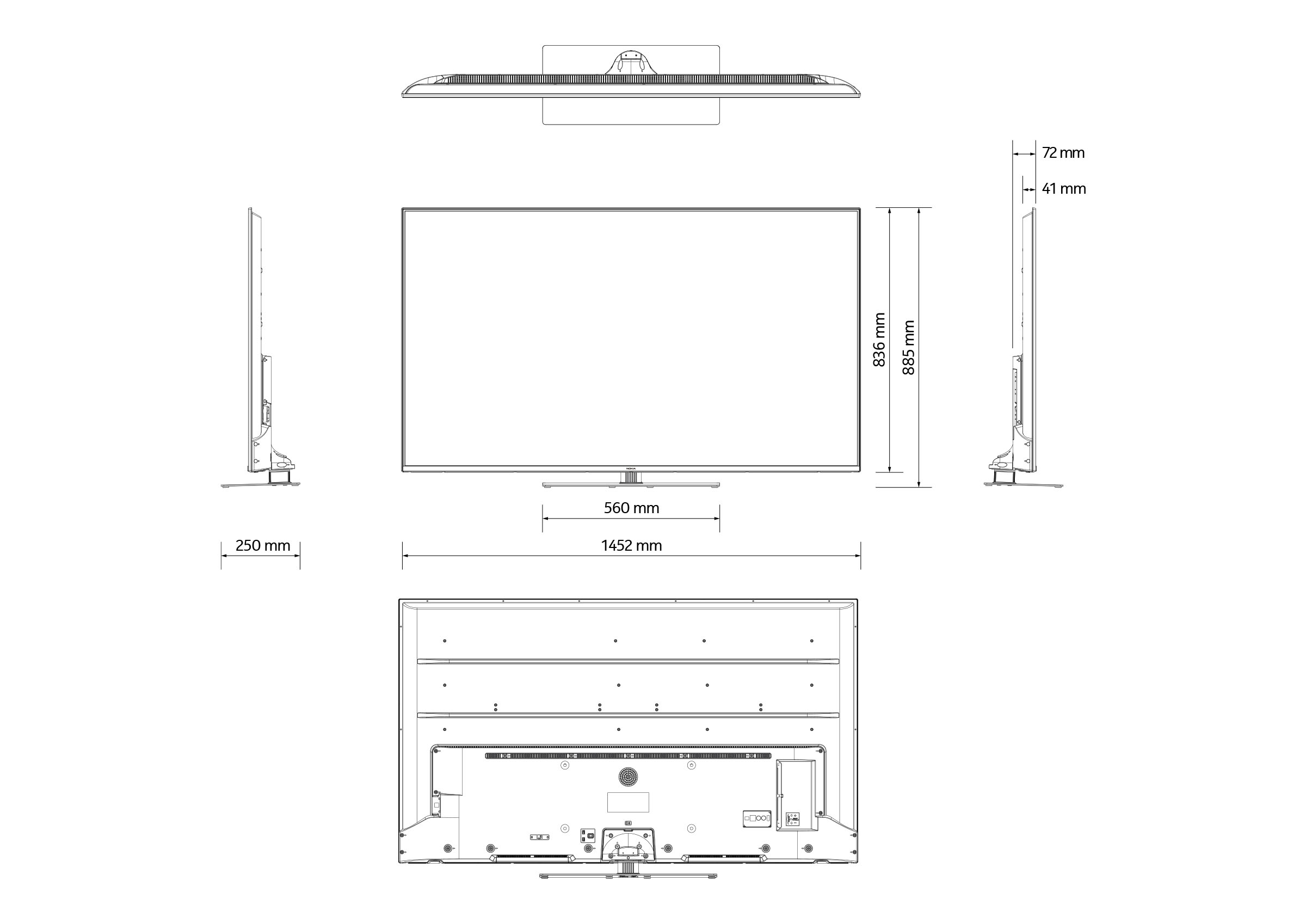 Nokia 65" Smart TV QLED 6500D, 4K