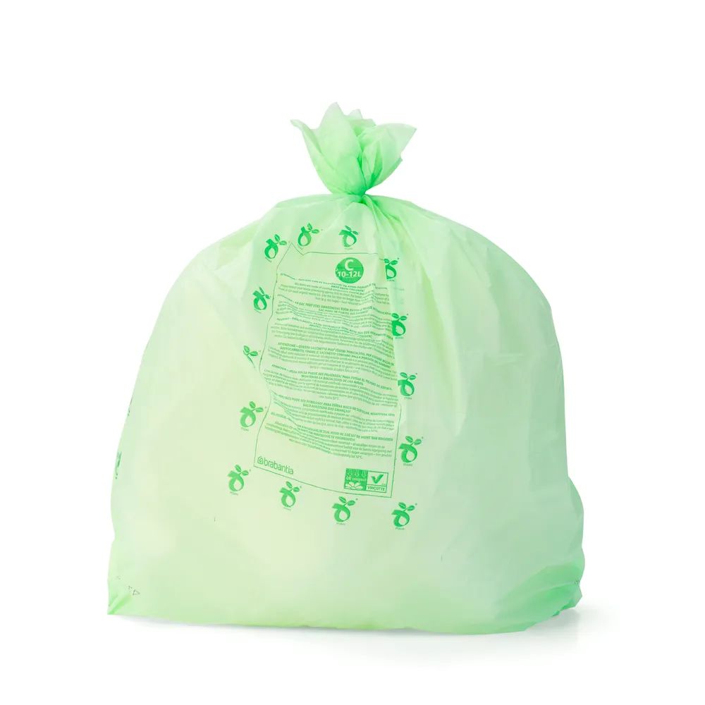 Brabantia Bio-Müllbeutel C, 10-12L, 10/Rolle - Green